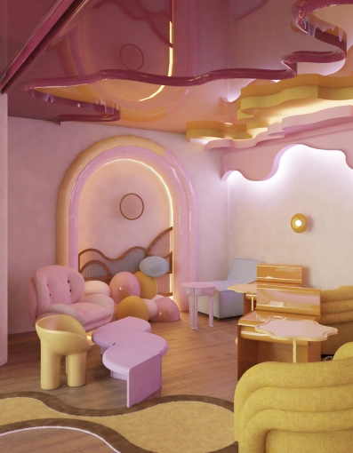 Restaurant, Vintage, Maximalist, Full Project