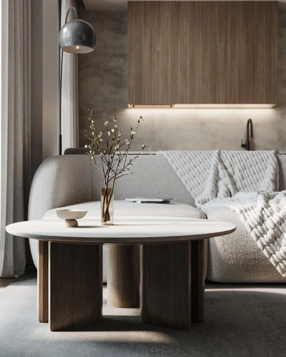 Minimalist, Flats / Apartments, Chic, Nature, Wabi-sabi