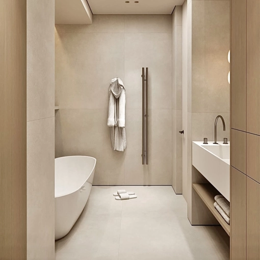 Minimalist, Contemporary, Bathroom, Chic, Nature