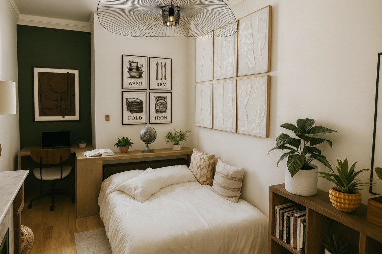 Rustic, Vintage, Room, Consultation Visit, Full Project, Creation of exclusive furniture, Shopping list, 3D ambiance, Plan, Renovation