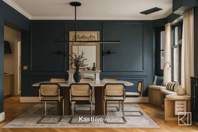 Contemporary, Chic, Dining room, Consultation Visit, Full Project, Remote Coaching, Coach shopping, Creation of exclusive furniture, Shopping list, 3D ambiance, Plan