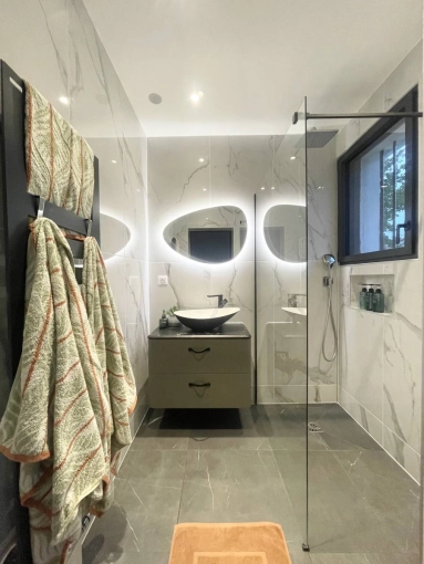Contemporary, Bathroom, Chic, Full Project, Renovation