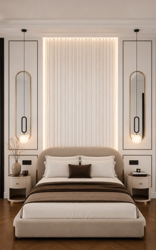 Contemporary, Flats / Apartments, Chic, Full Project, 3D ambiance, Renovation