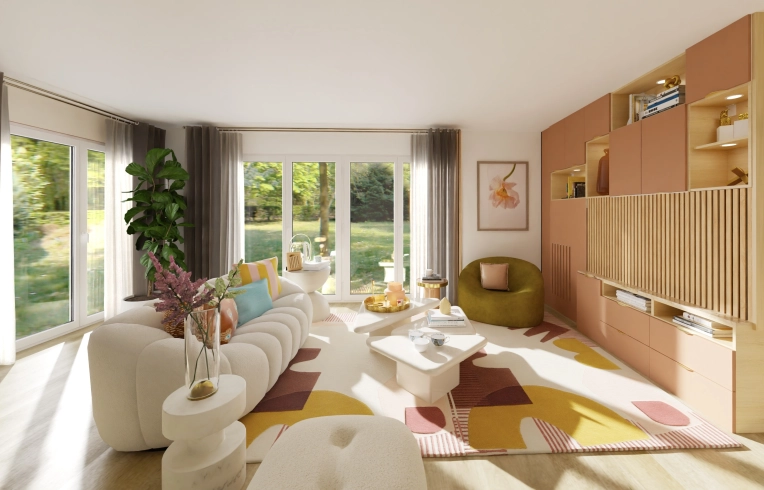 Flats / Apartments, 3D ambiance
