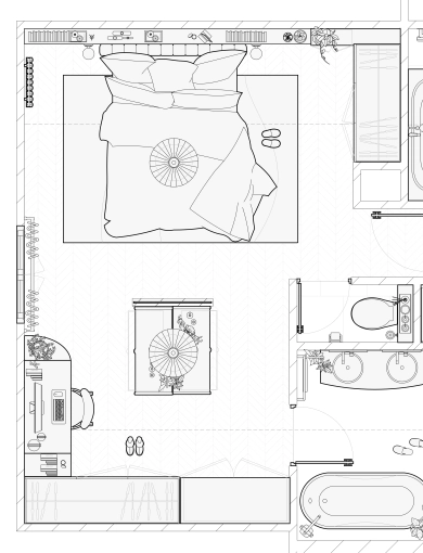 Flats / Apartments, Full Project, Plan