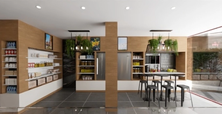 Contemporary, Retail / store, Full Project, 3D ambiance
