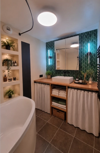 Bohemian, Bathroom