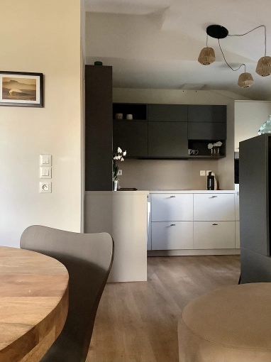 Bohemian, Scandinavian, Kitchen, Nature, Creation of exclusive furniture, Renovation