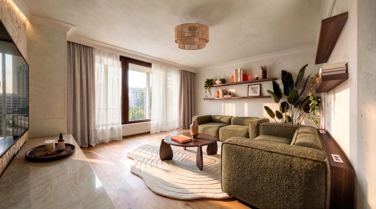 Contemporary, Flats / Apartments, Chic, Full Project