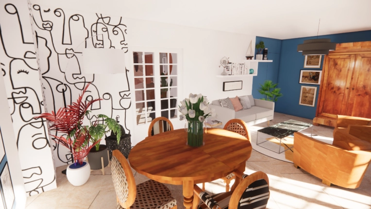 Home, Rustic, Contemporary