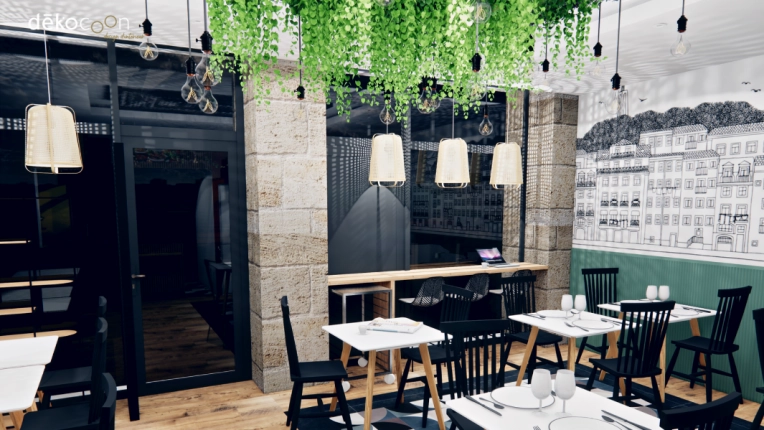 Industrial, Contemporary, Restaurant, Vintage