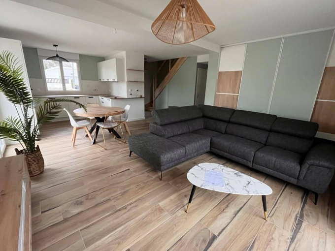 Industrial, Home, Scandinavian, Chic, Living room