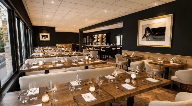Rustic, Restaurant, Vintage, Chic, Full Project, 3D ambiance, Plan, Renovation