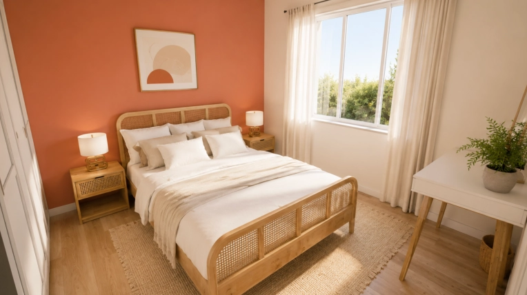 Room, Chic, Nature, Full Project, 3D ambiance, Plan, Renovation
