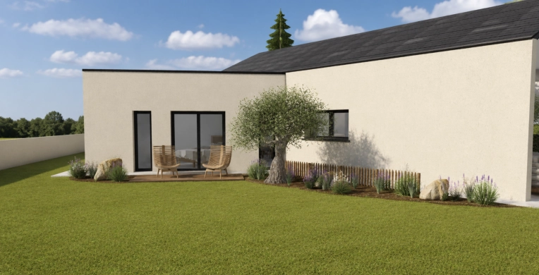 Outdoor/Garden, Chic, Nature, 3D ambiance, Plan