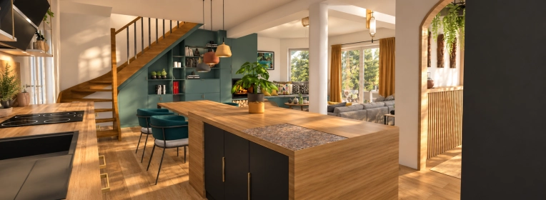Contemporary, Kitchen, Full Project