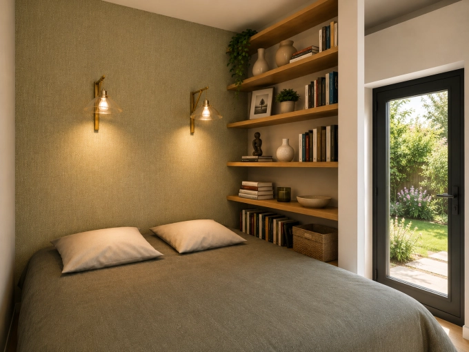 Contemporary, Tiny house, 3D ambiance, Renovation