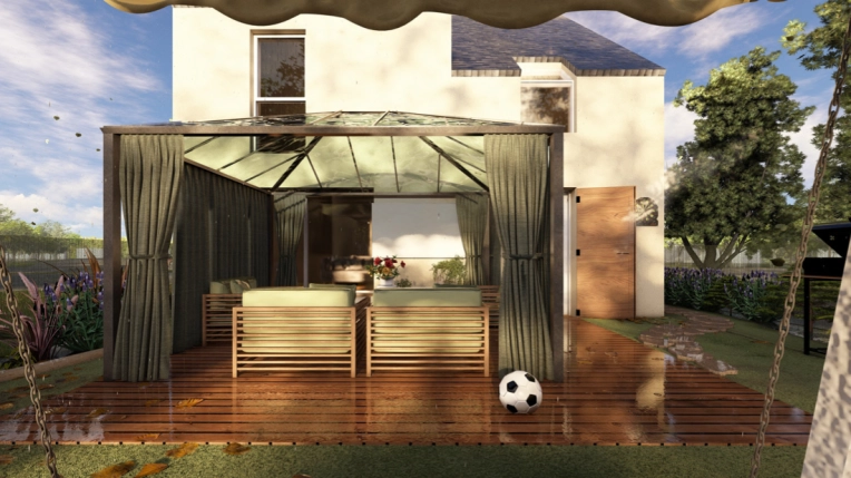 Home, Japanese, 3D ambiance