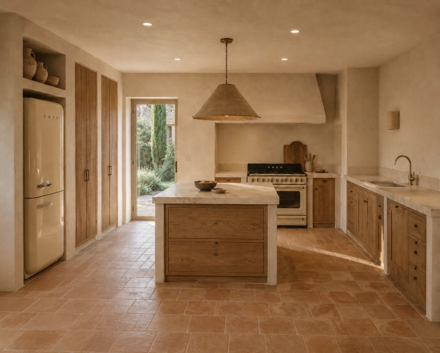 Rustic, Contemporary, Kitchen, Nature, Wabi-sabi, Consultation Visit, Full Project, Creation of exclusive furniture, 3D ambiance, Plan, Renovation