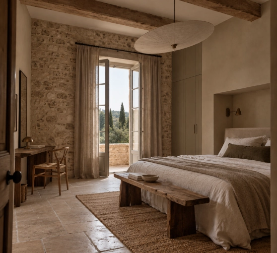 Hotel, Rustic, Minimalist, Contemporary, Vintage, Nature, Wabi-sabi, Consultation Visit, Full Project, Creation of exclusive furniture, Shopping list, 3D ambiance, Plan, Renovation