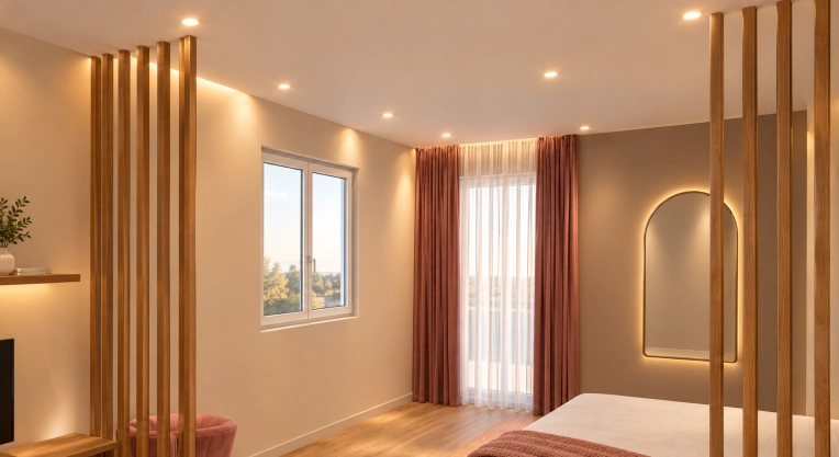 Contemporary, Room, Full Project, 3D ambiance, Renovation