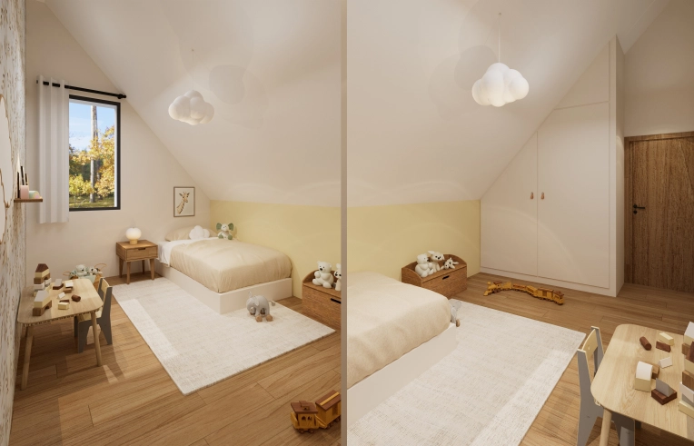 Minimalist, Room, 3D ambiance