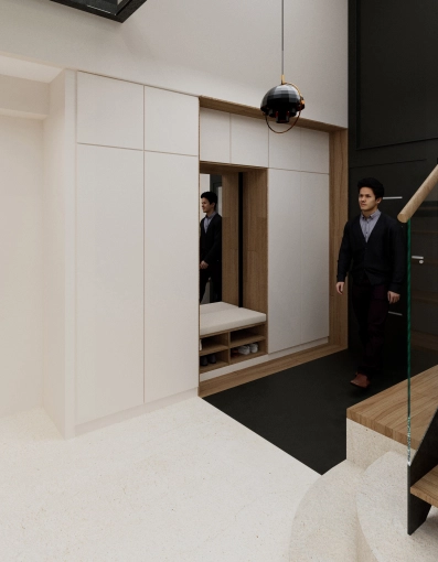 Minimalist, Dressing, 3D ambiance