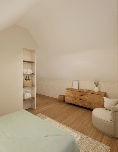 Scandinavian, Room, 3D ambiance